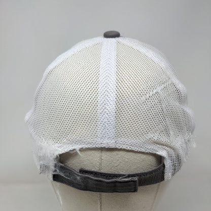 Marble Slab Creamery Strapback Mesh Back Trucker Hat Gray Adult 6 Panel