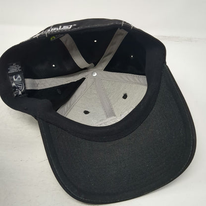 G. Loomis Baseball Cap Black M Fitted Skeleton Fish Contrast Stitching Hat