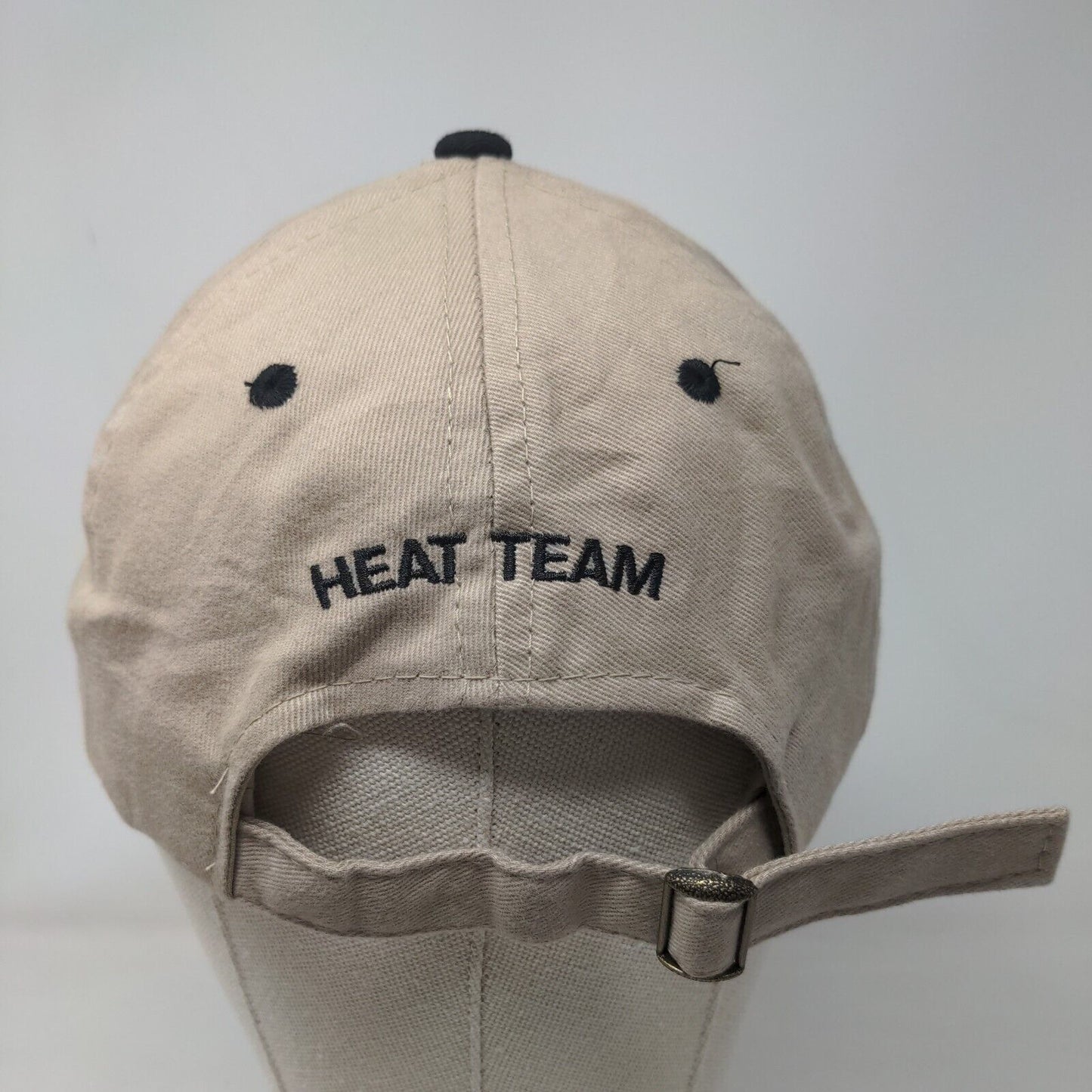 JGC | FLUOR Heat Team Slideback Hat Tan OSFM Adjustable Embroidered OC