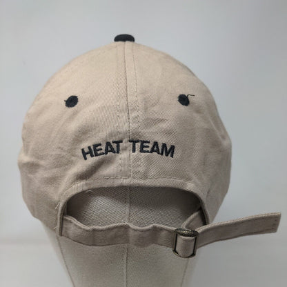 JGC | FLUOR Heat Team Slideback Hat Tan OSFM Adjustable Embroidered OC