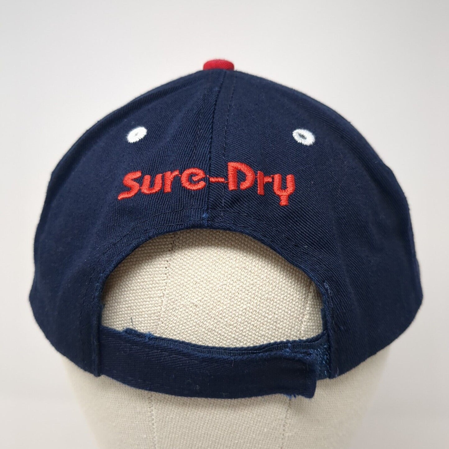 TR Sure-Dry Strapback Hat Multi One Size Adjustable Embroidered Logo
