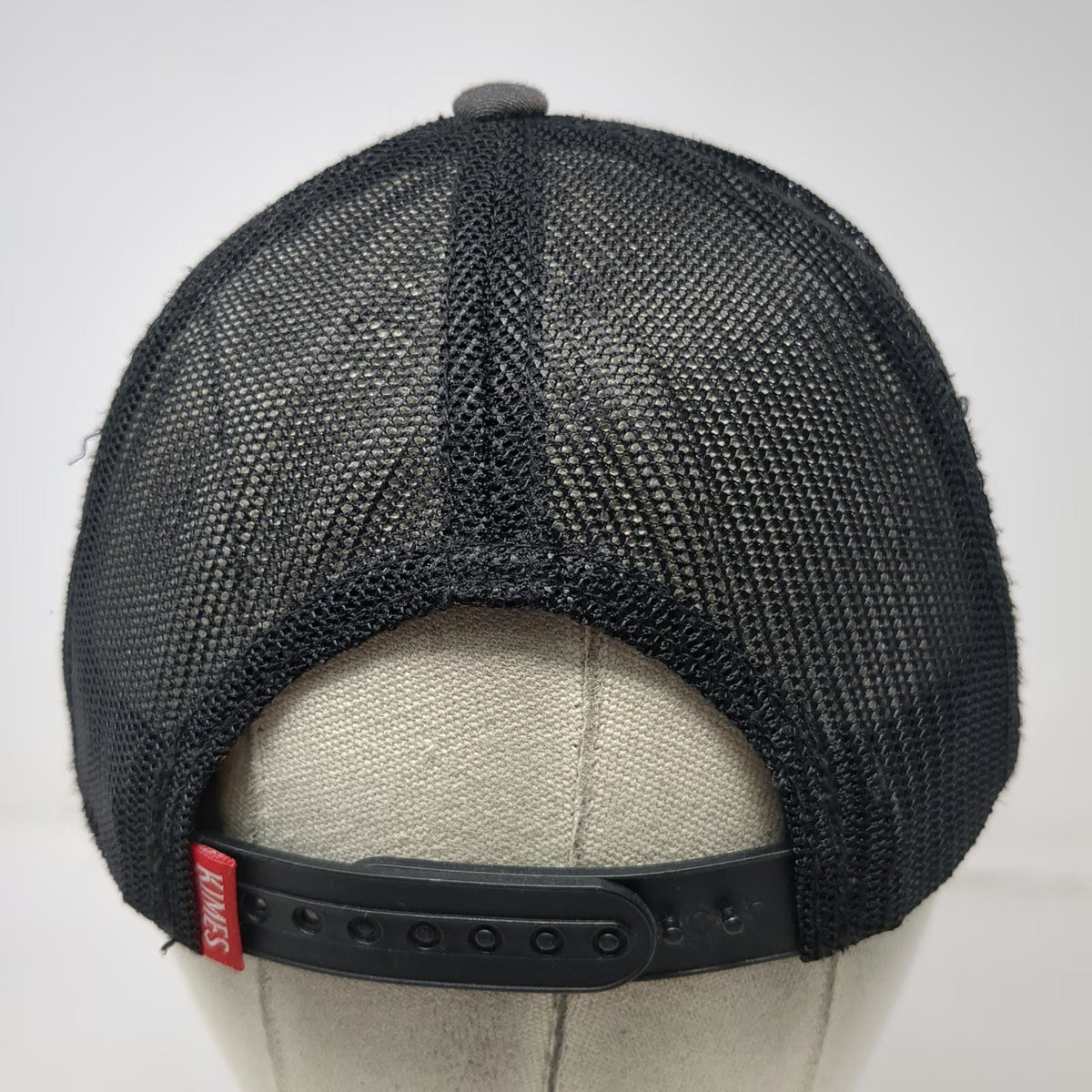 Kimes Ranch Trucker Hat Gray OSFM Blue Longhorn Logo Mesh Snapback Scottsdale