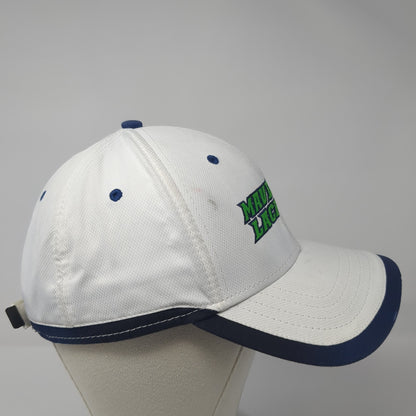 Mavericks Lacrosse Strapback Hat White One Size Adjustable Pacific Headwear