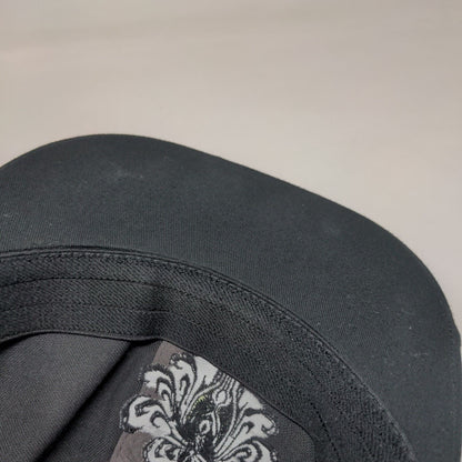 The Haunted Mansion Youth Fitted Hat Gray 54cm Embroidered Disney Parks Cotton