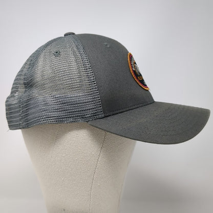 Zephyr Trucker Hat Gray One Size Bullards Bar Reservoir CA Wave Patch Snapback