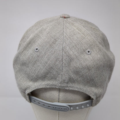 Fitzgerald's Bicycles Snapback Hat Gray One Size Embroidered Yupoong