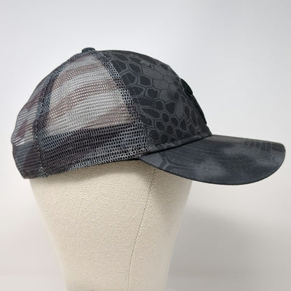 Kryptek Trucker Hat Gray One Size Typhon Camo Spartan Helmet Snapback Mesh