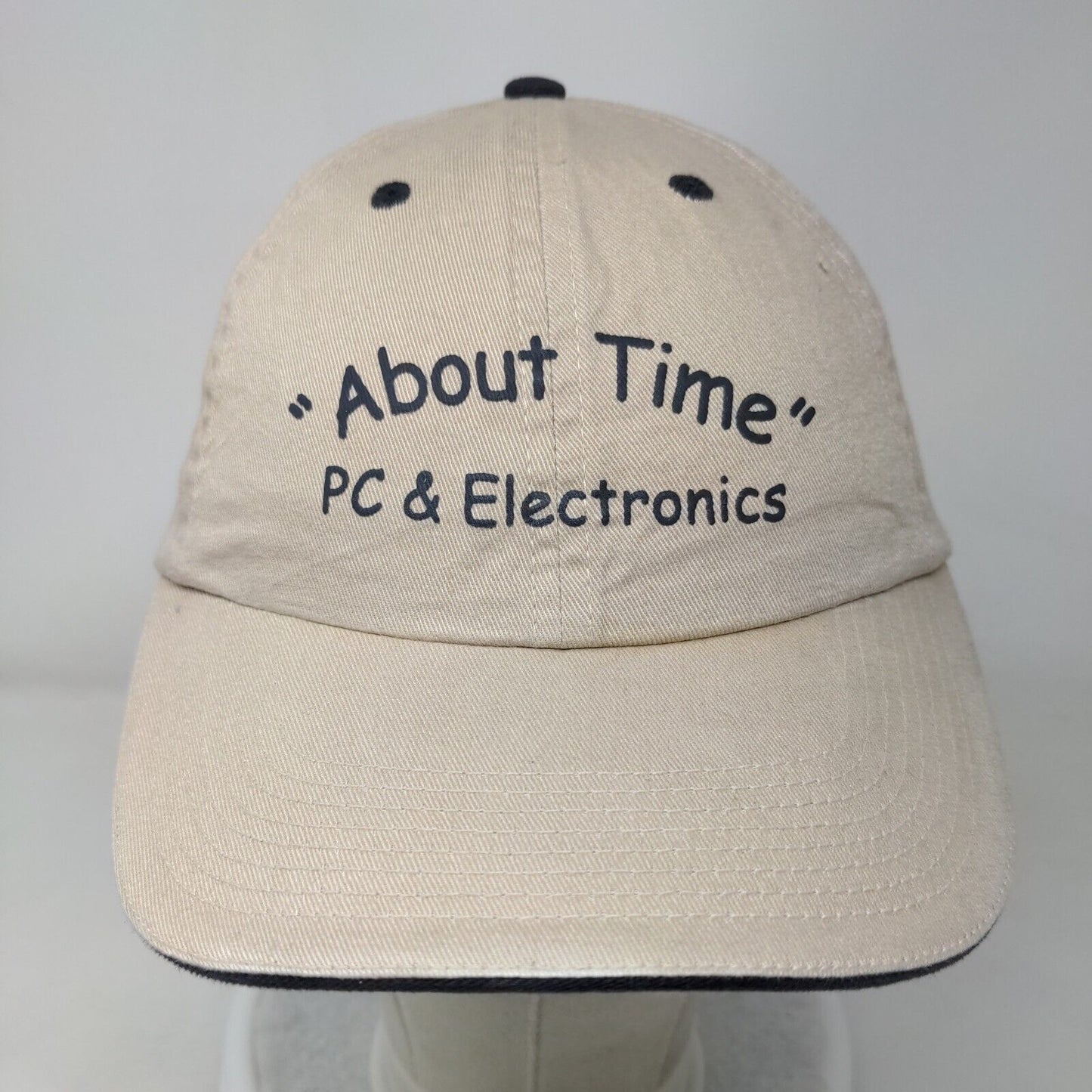 About Time PC & Electronics Slideback Hat Tan OSFA Adjustable Vitronic