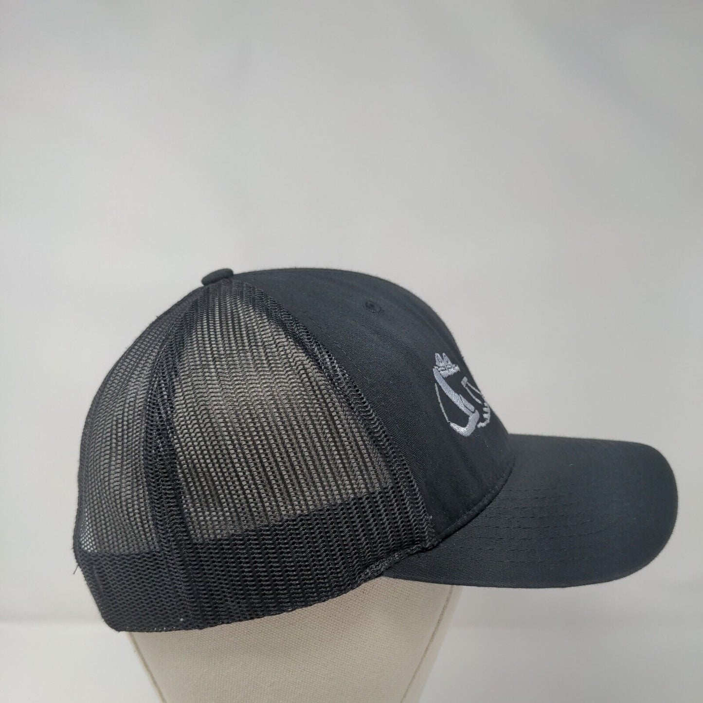 Irby Excavation Snapback Trucker Hat Black OS Adjustable Mesh Back Richardson