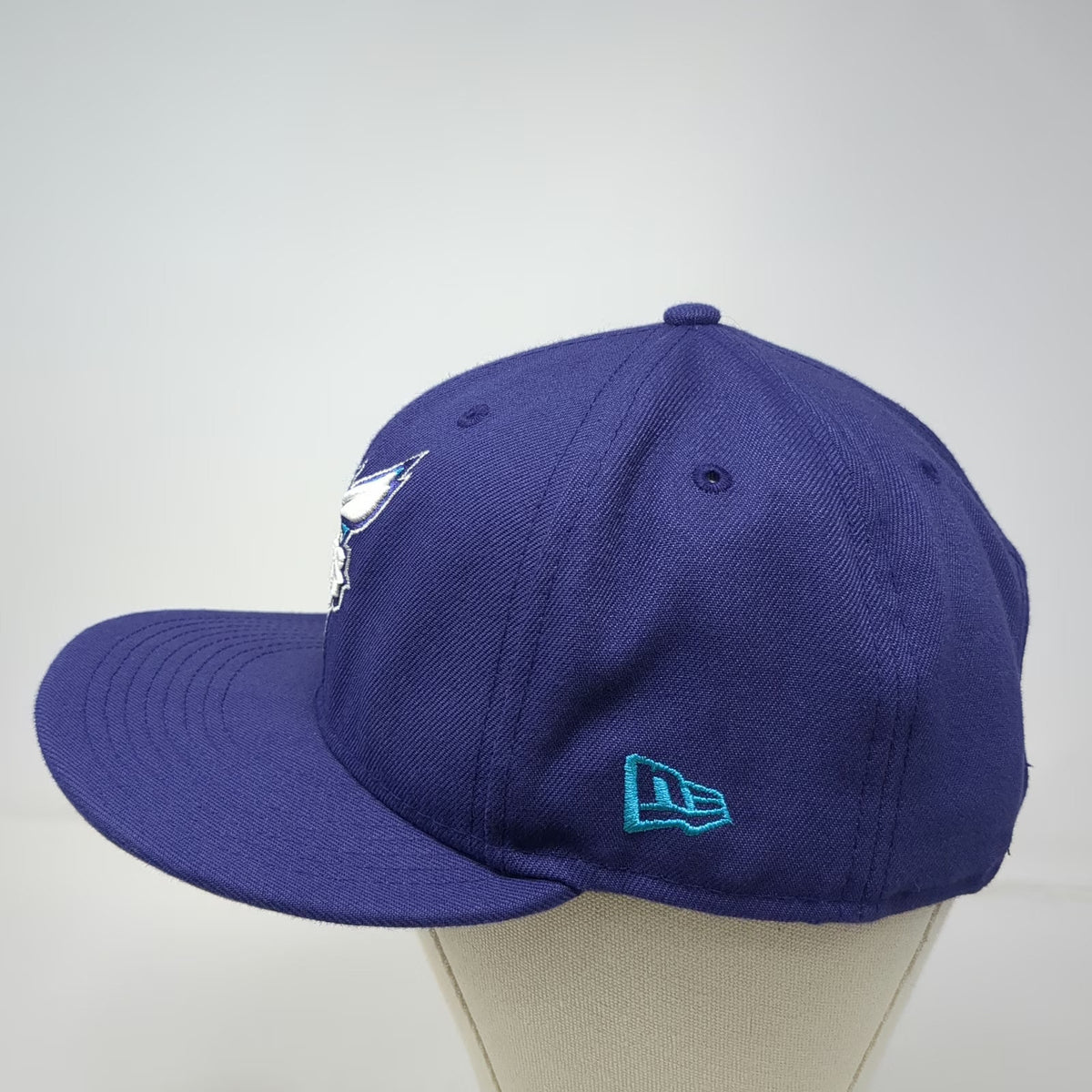 New Era Charlotte Hornets NBA Snapback Hat Purple One Size 75th Anniversary