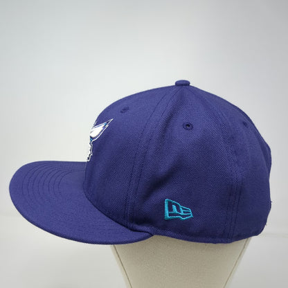 New Era Charlotte Hornets NBA Snapback Hat Purple One Size 75th Anniversary