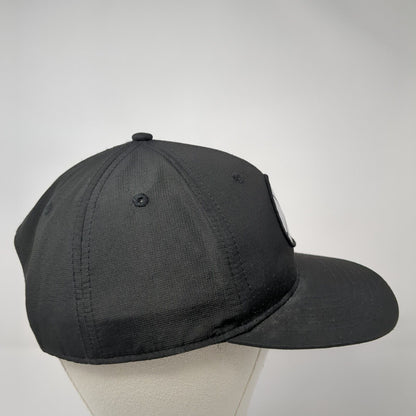 Crossed Golf Clubs Snapback Hat Black One Size Adjustable 6 Panel Signatures