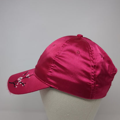 NYC Underground Slideback Hat Pink One Size Adjustable Embroidered
