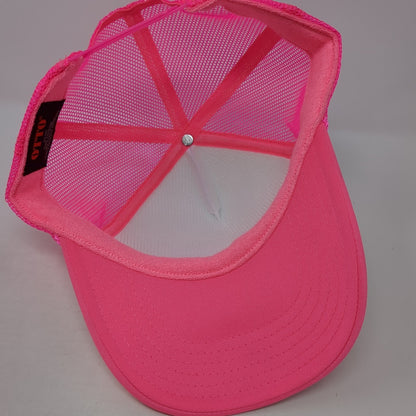 Second Annual Vegas Promo Power Party Trucker Hat Pink One Size Mesh Back Otto
