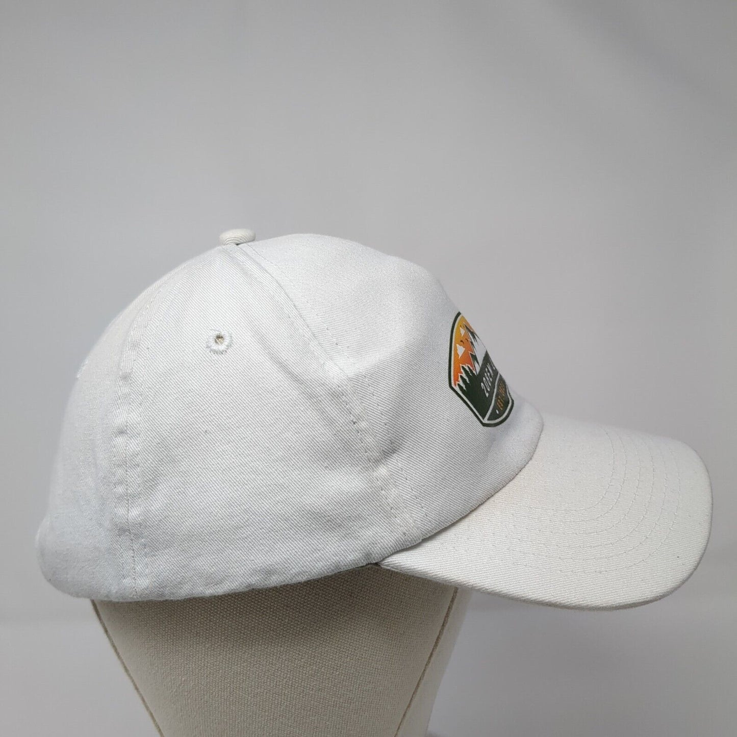 208EN LLC Est. 2021 Slideback Hat White OSFA Adjustable Solid Outdoor