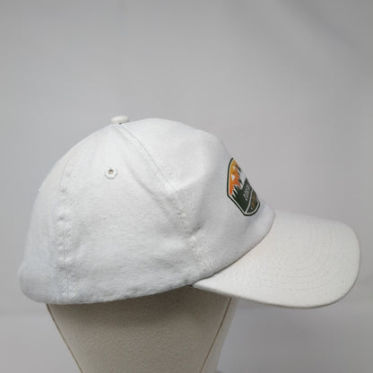 208EN LLC Est. 2021 Slideback Hat White OSFA Adjustable Solid Outdoor