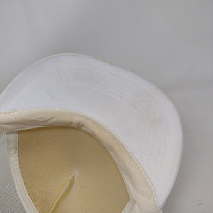 Idaho Lottery Snapback Trucker Hat Cream One Size Adjustable Mesh Back Rope