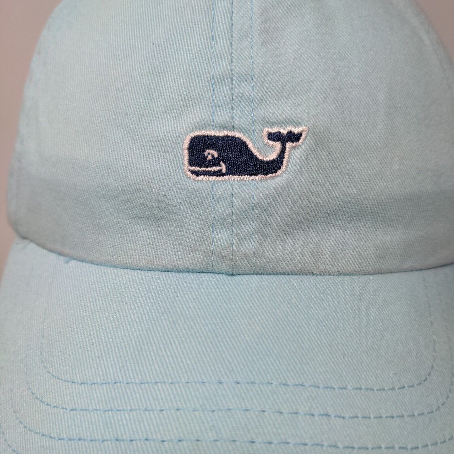 Vineyard Vines Slideback Hat Blue One Size Adjustable Embroidered 6 Panel Cotton