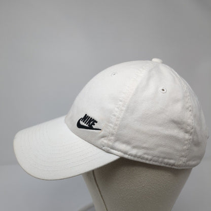 Nike Swoosh Slideback Hat White One Size Embroidered Adjustable Outdoor