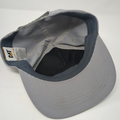 Caterpillar A Tractor Co Patch Snapback Hat Gray One Size Adjustable