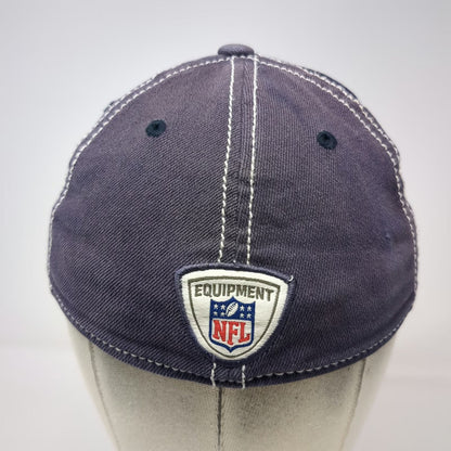 Dallas Cowboys NFL Reebok Cap Blue M Contrast Stitching Stripes Star Logo Hat