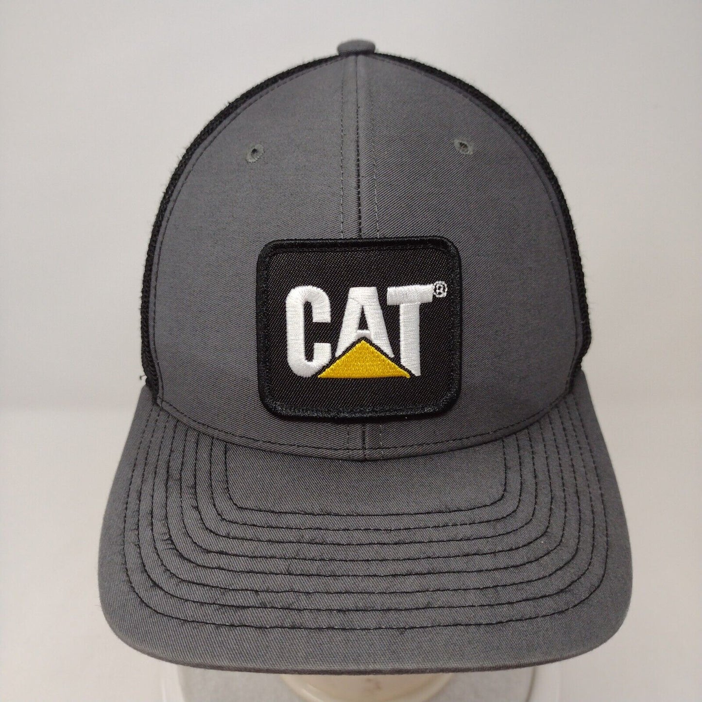 CAT Patch Snapback Trucker Hat Gray OSFA Western States Equipment