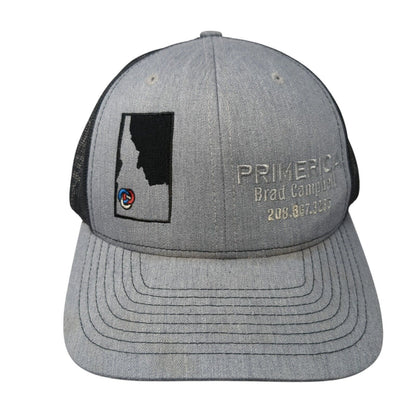 Idaho Primerica Brad Campbell Trucker Hat Gray One Size Mesh Back