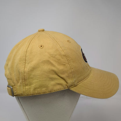San Francisco 49ers NFL Yellow One Size Cotton Slideback Hat Logo Curved Brim