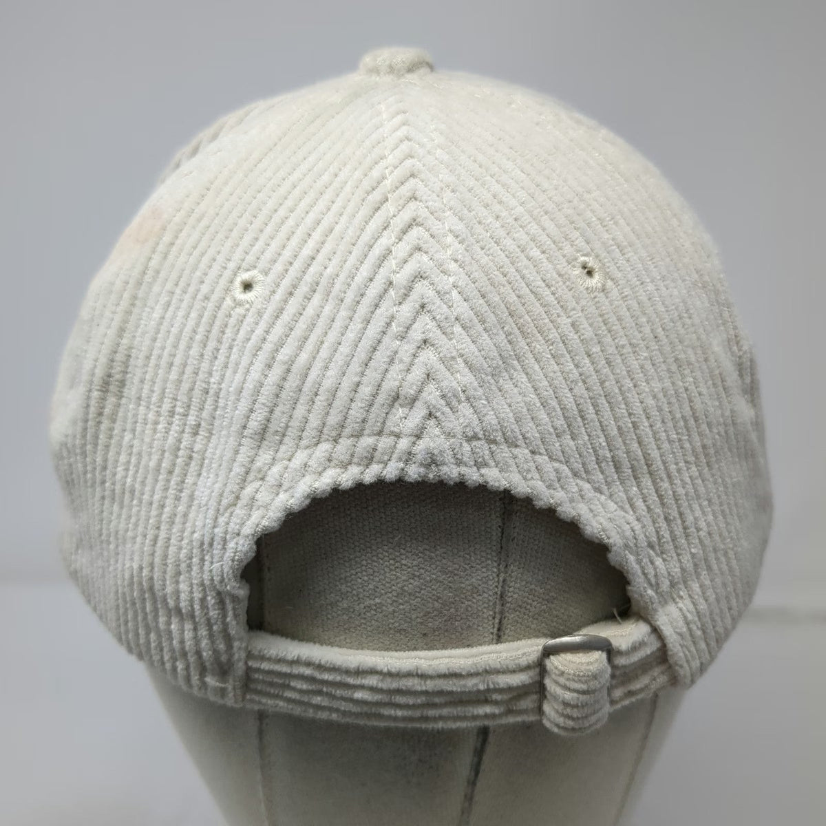 Jim Beam Whiskey Bourbon Baseball Cap Beige One Size Corduroy Organic Logo Hat