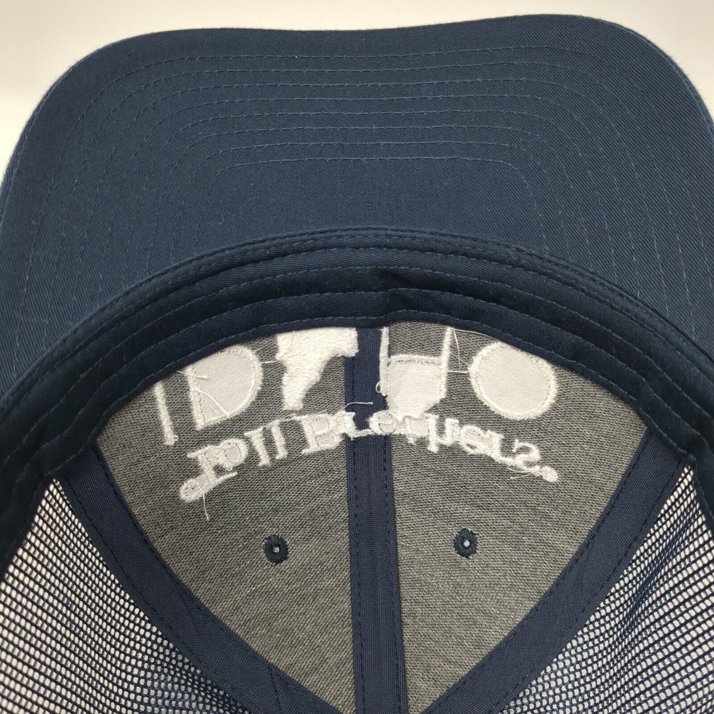 Toll Brothers Idaho Snapback Trucker Hat Blue OS Adjustable Mesh Back Richardson