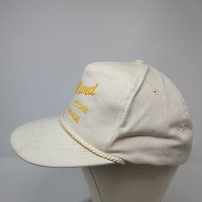 Yupoong Woodland Store Lake George Snapback Hat Beige Yellow Rope OSFA 5 Panel