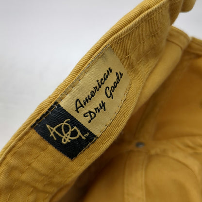 American Dry Goods Yellow Baseball Cap One Size Jackson Hole Wyoming Cotton Hat
