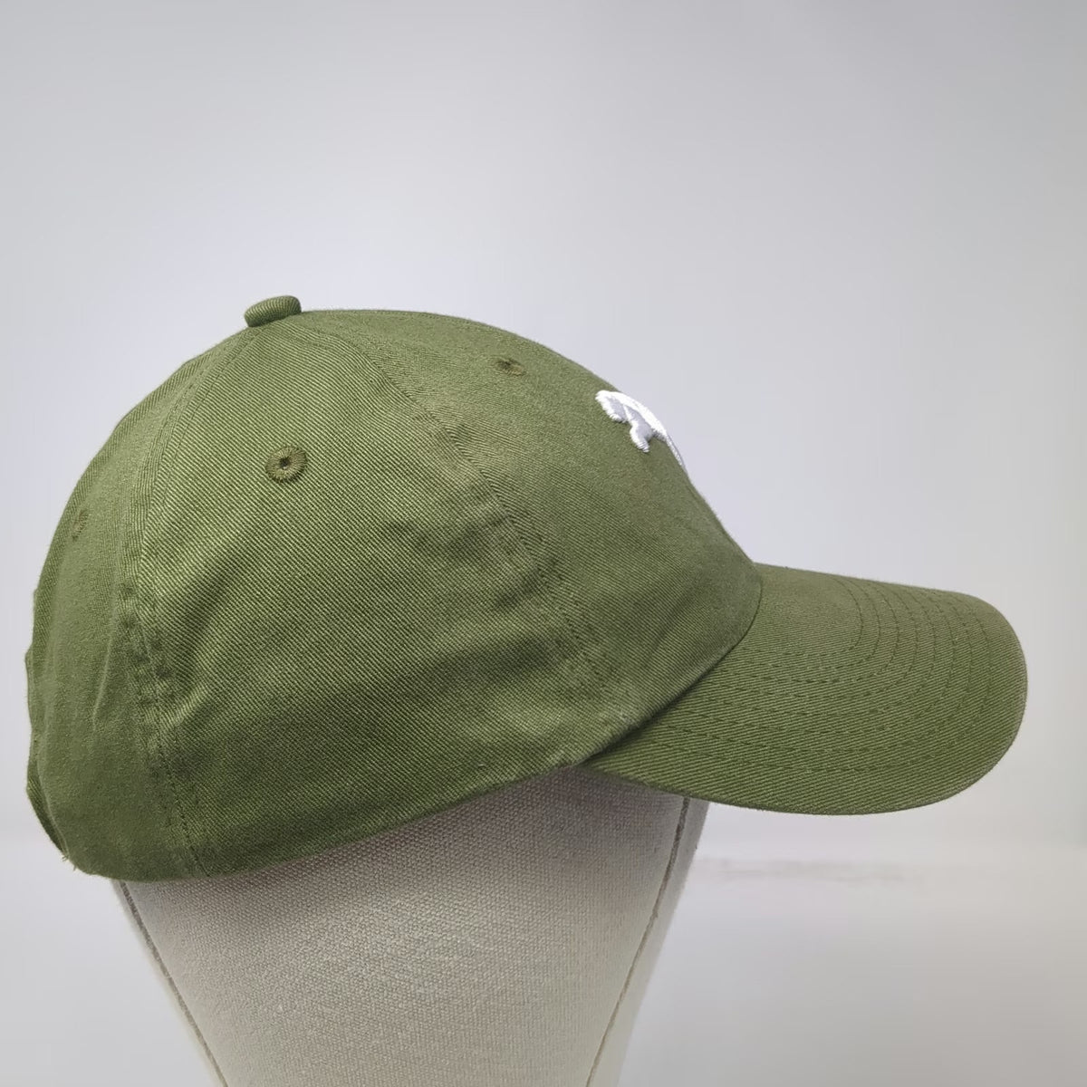 Puma Baseball Cap Green One Size Embroidered Logo Strapback Athletic Sports Hat