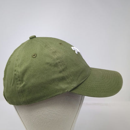 Puma Baseball Cap Green One Size Embroidered Logo Strapback Athletic Sports Hat