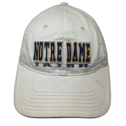 Notre Dame Fighting Irish NCAA Colosseum Cap Beige One Size Slideback Logo Hat