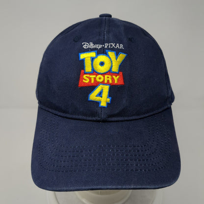 Disney Pixar Toy Story 4 Strapback Hat Blue OS Adjustable Embroidered Cotton
