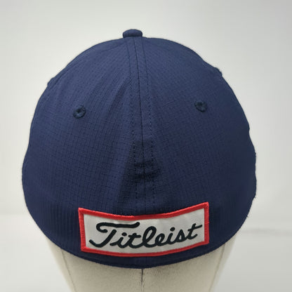 Titleist Baseball Cap Blue M Pro V1 FootJoy Golf Performance Script Logo Hat