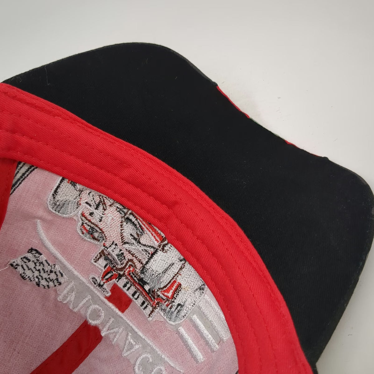 My Cap & Co Monaco Racing Baseball Cap Red Black White Grand Prix Slideback Hat