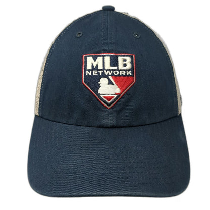 '47 MLB Network Blue Trucker Hat One Size Mesh Snapback League Shield Baseball