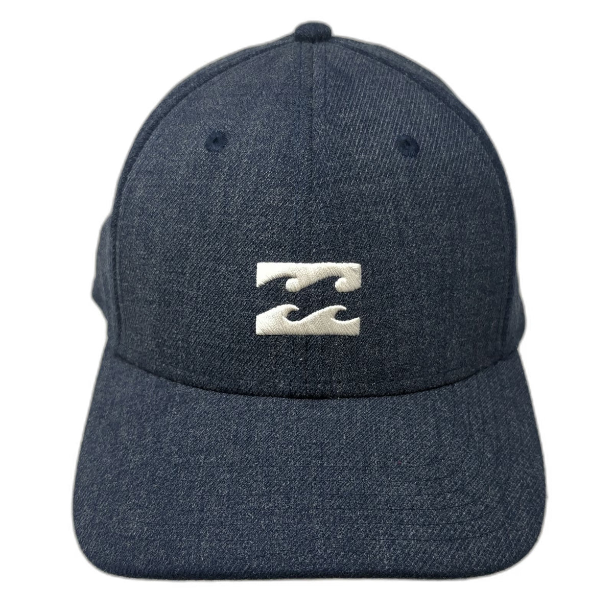 Billabong Baseball Cap Blue XL Flexfit Embroidered Wave Logo Stretch Hat Surf