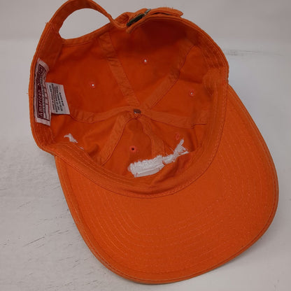 American Needle Baseball Cap Orange OSFM Davis Cup USA Serbia Boise Idaho Hat