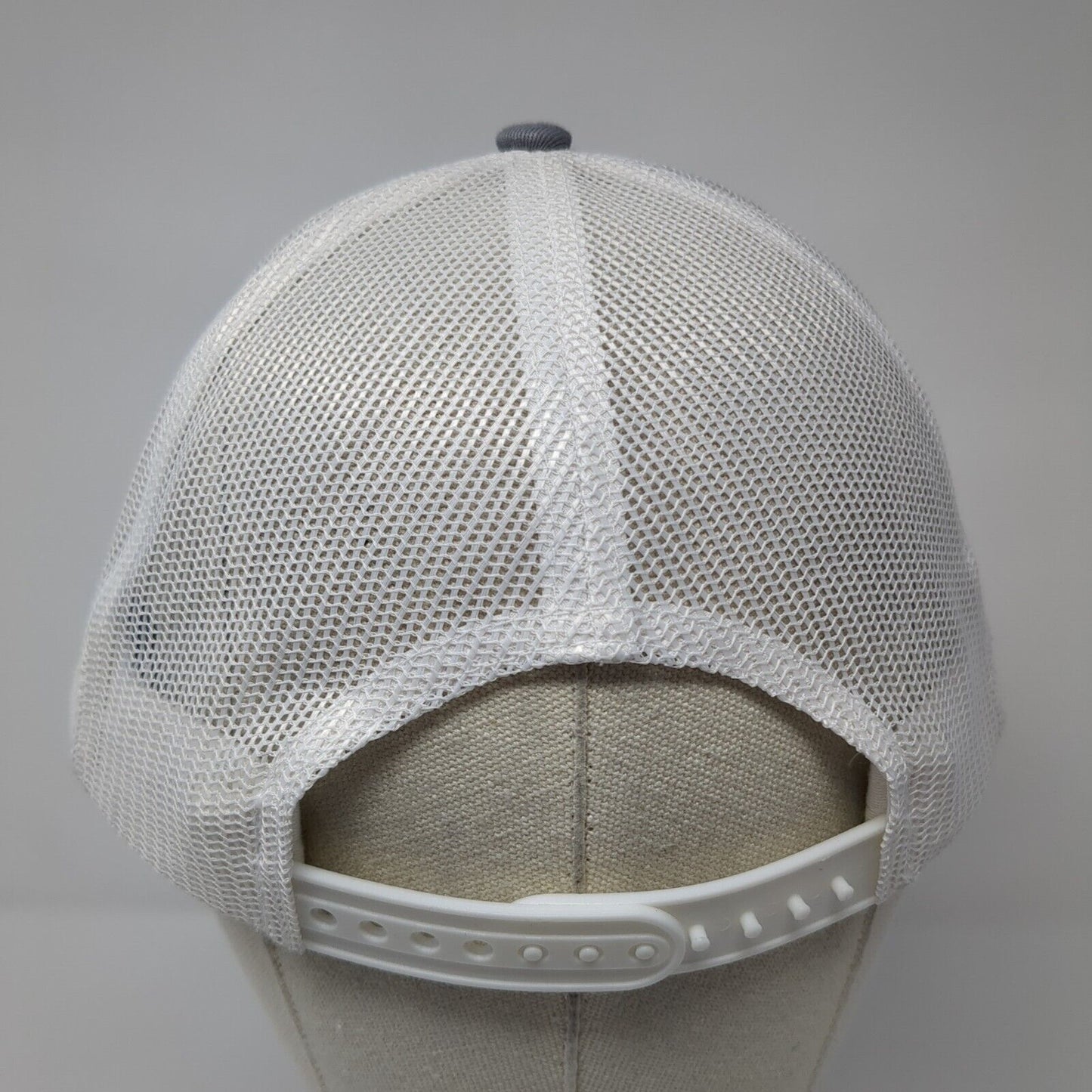 RJS Invitational Snapback Trucker Hat Gray One Size Mesh Back Colorblock