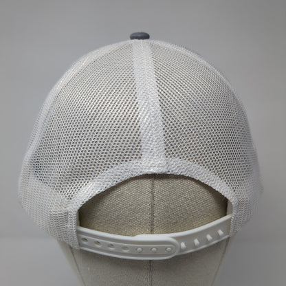 RJS Invitational Snapback Trucker Hat Gray One Size Mesh Back Colorblock