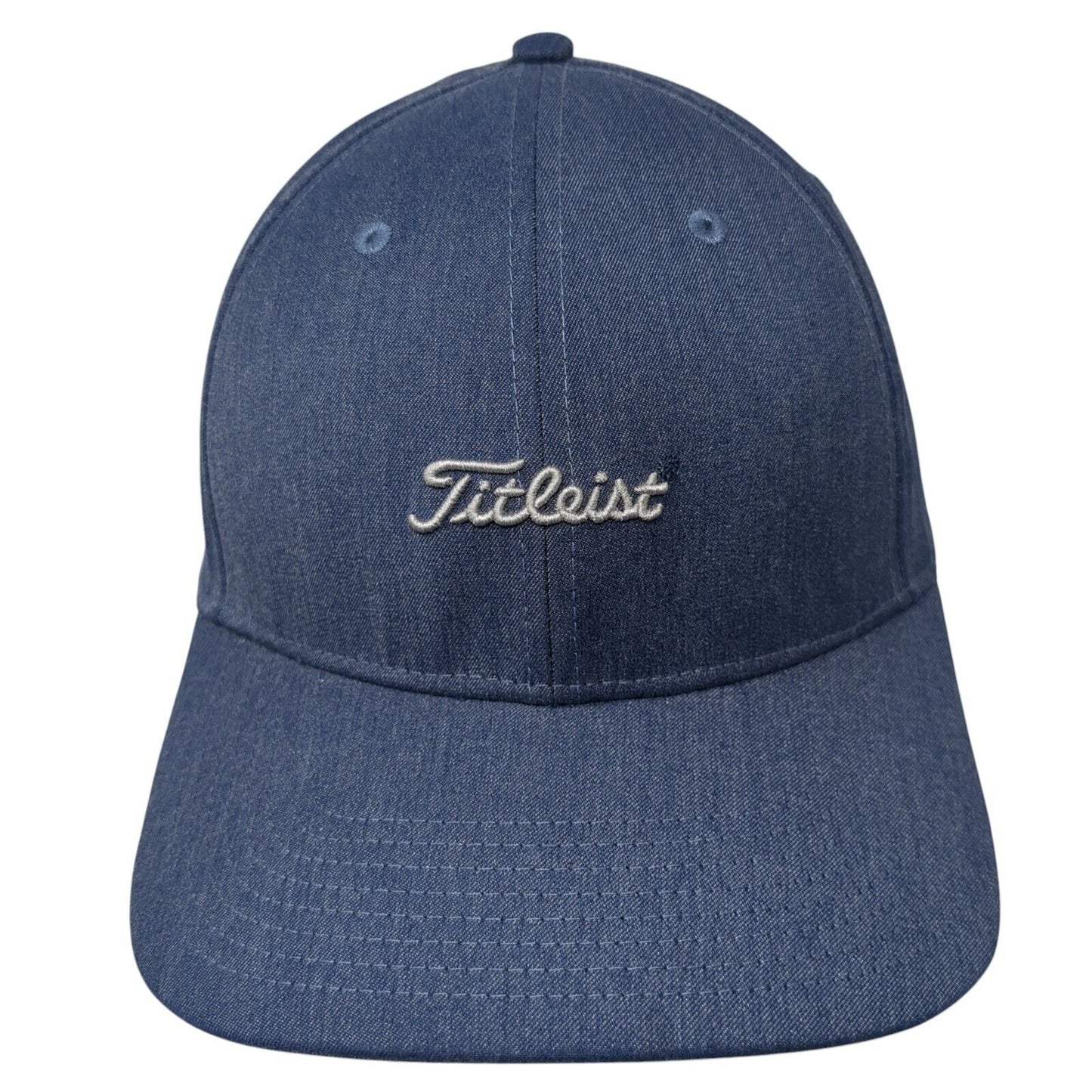 Titleist Snapback Golf Hat Blue One Size Adjustable Embroidered 6 Panel