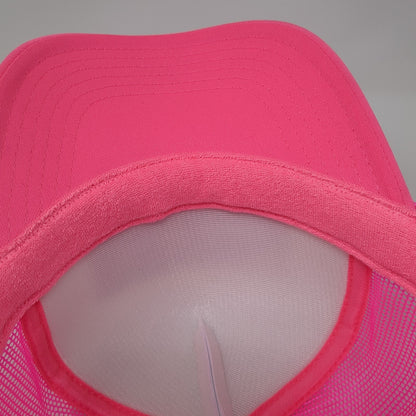 Second Annual Vegas Promo Power Party Trucker Hat Pink One Size Mesh Back Otto