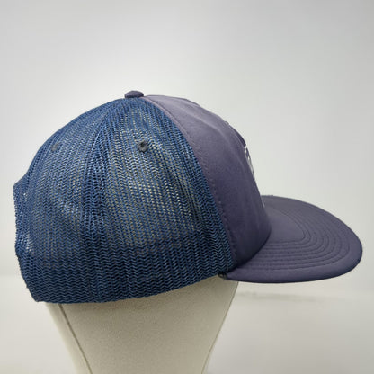OTTO Public Coast Brewing Co Blue One Size Trucker Hat Mesh Snapback Flat Brim