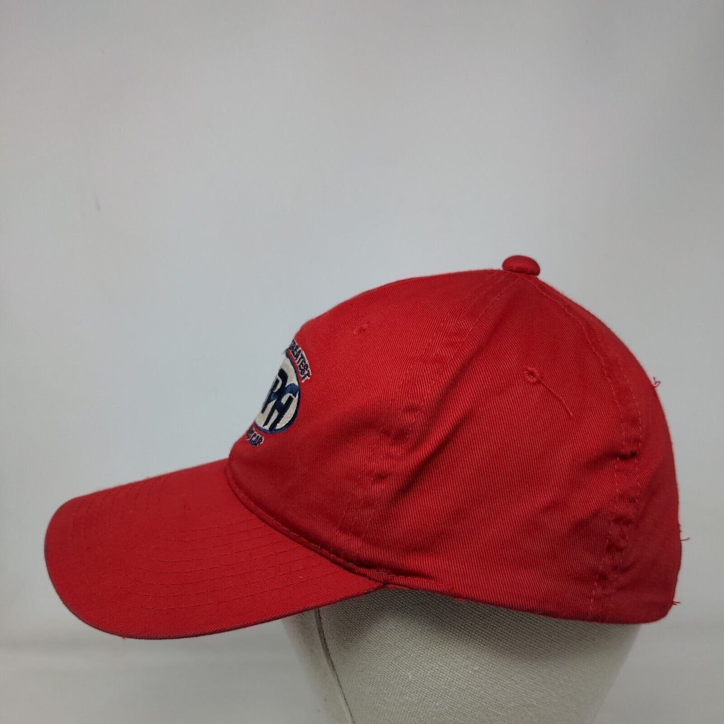 Worlds Greatest Papa Under This Cap Snapback Hat Red One Size Embroidered