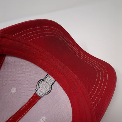 Kenworth Strapback Hat Red One Size Adjustable Embroidered 6 Panel