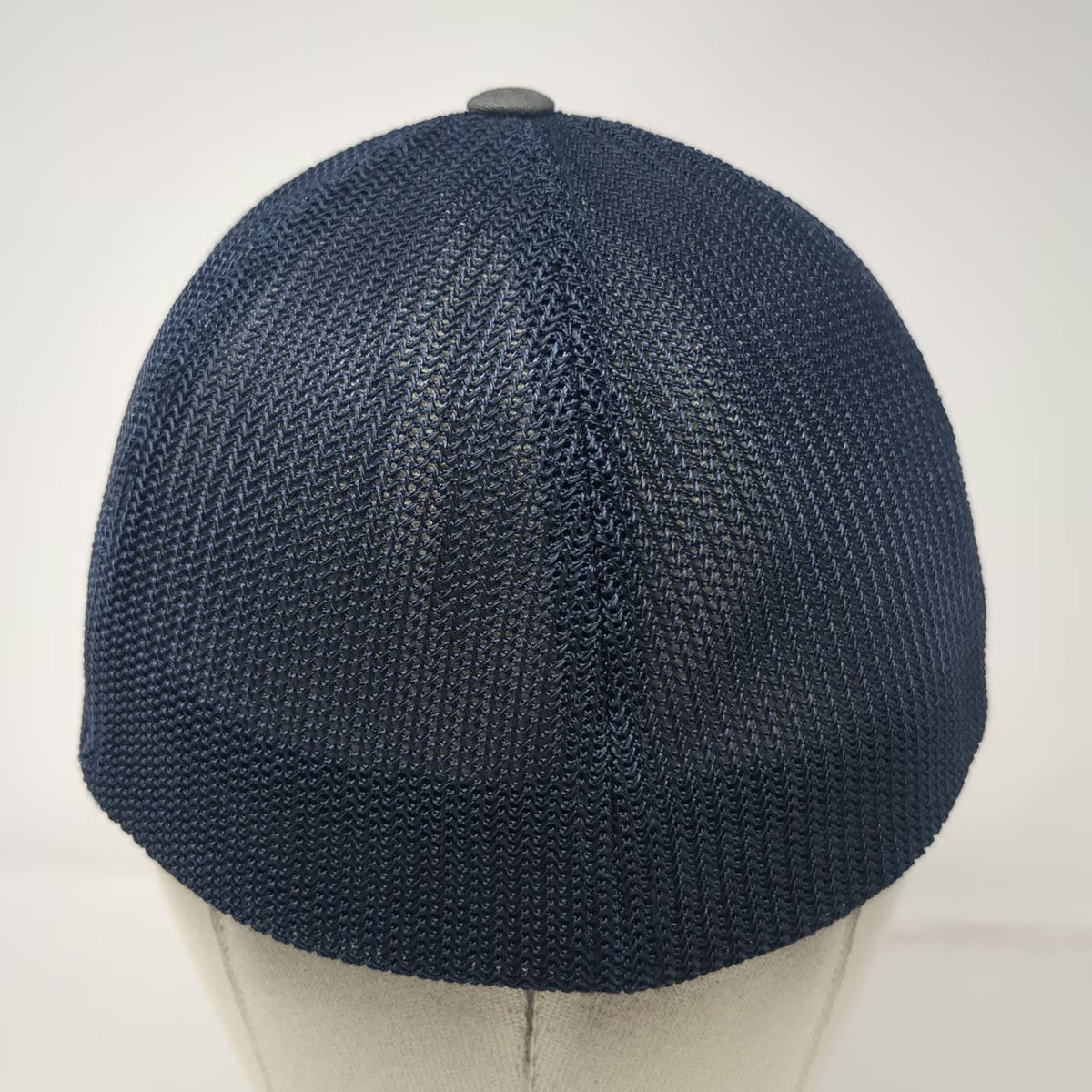 Never Summer Board Co Baseball Cap Gray Blue One Size Mesh Back Flexfit Hat