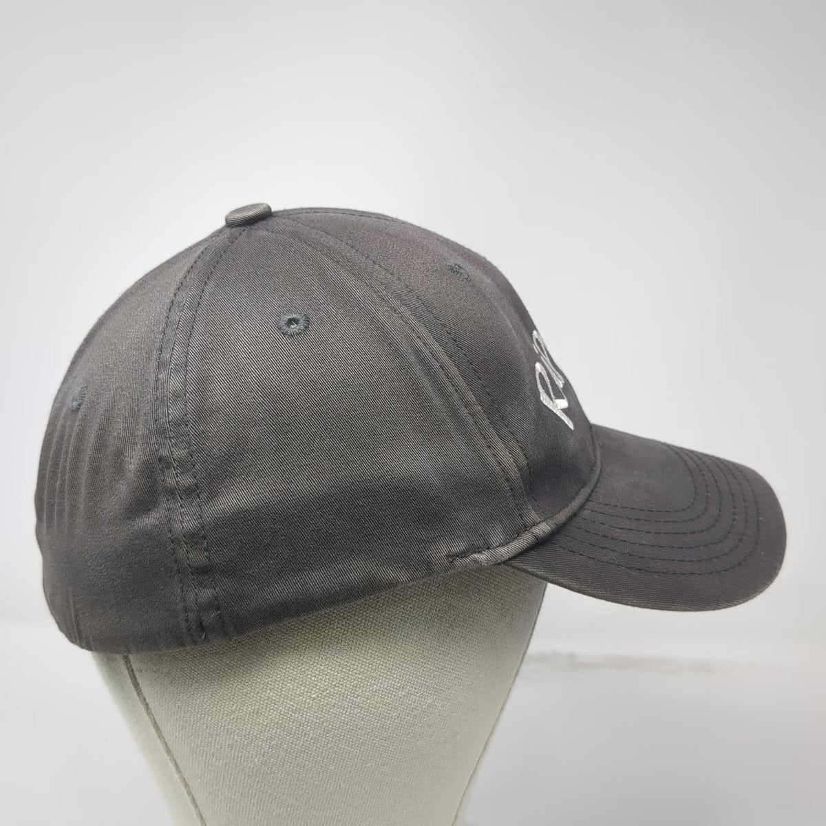 Rip Curl Baseball Cap Gray One Size Fitted Embroidered Logo Australia Surf Hat